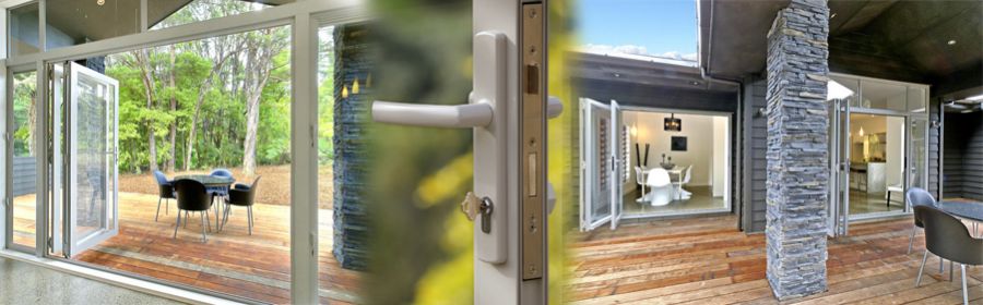 Aluminum door installation in Auckland